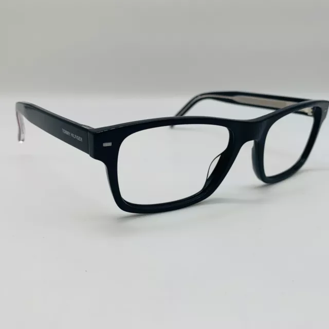 TOMMY HILFIGER eyeglasses BLACK SQUARE glasses frame MOD: TH SUN RX46 32263510