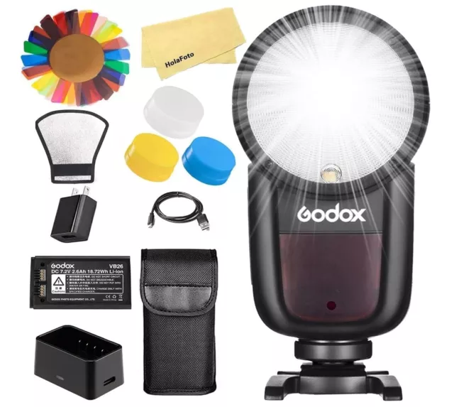 Godox V1-C Wireless Adjustable Flash for Canon DSLR (A3)