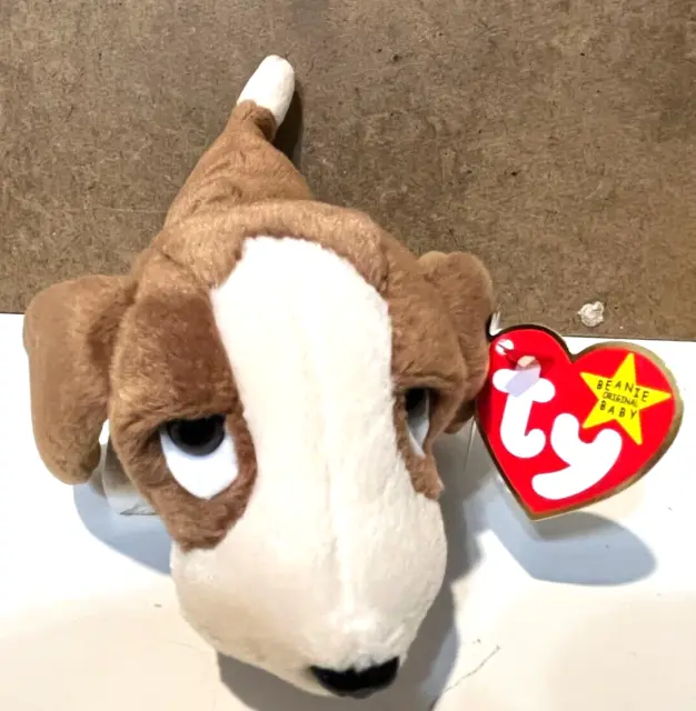 RARE Ty Beanie Baby “TRACKER” WITH TAG ERRORS - 1997/1998 FREE SHIPPING