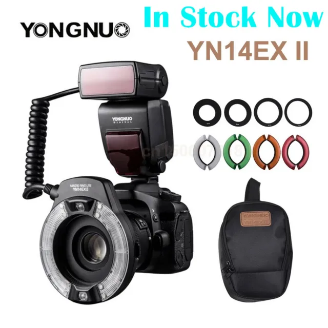 Yongnuo YN14EX II TTL LED Macro Ring Flash Speedlite Light for Canon 5DS 750D