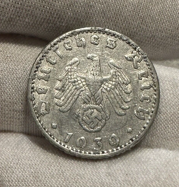 1939-A Germany 50 Reichspfennig Km-96 Third Reich - Combined Shipping - B1950