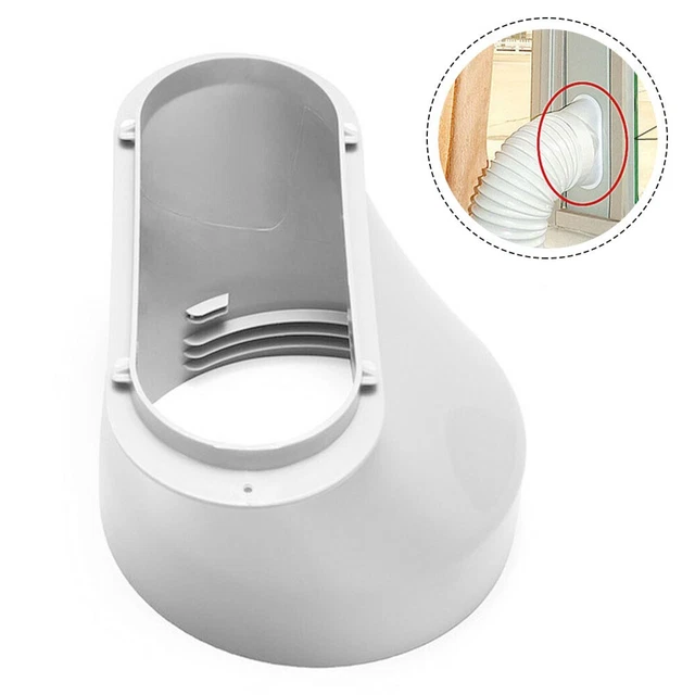 Interface Conduit D'évacuation Climatiseur Mobile - Carré 15cm En ABS - Pour Raccordement Tuyau Sortie Air Chaud
