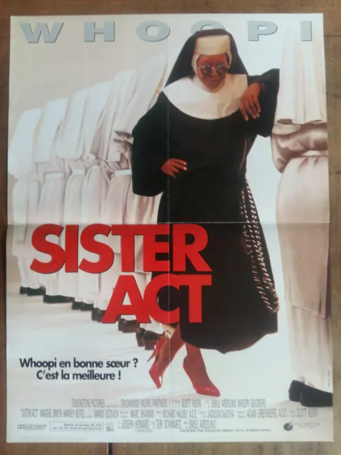 Affiche SISTER ACT Emile ARDOLINO Whoopi GOLDBERG 40x60cm