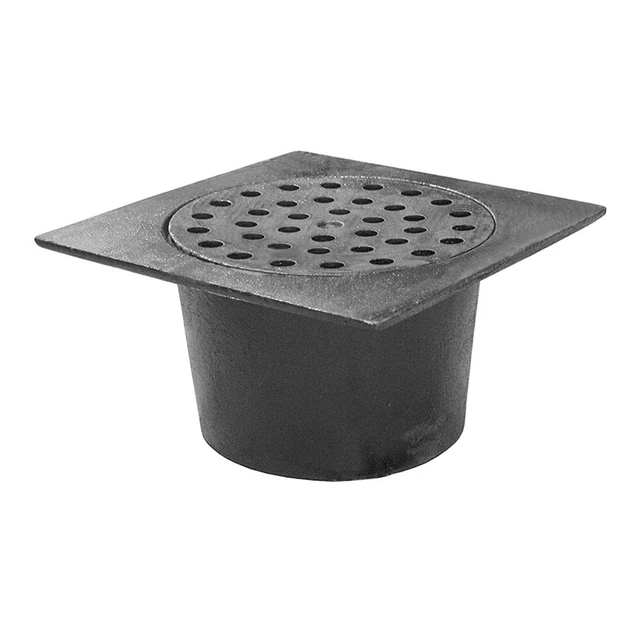 Jones Stephens B60994 9X9X4 CI PITTSBURG Bell Trap - Black