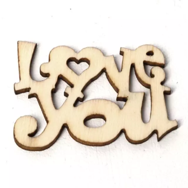 Wooden English Letters Crafts English Letter Home Decoration Wedding Supplies