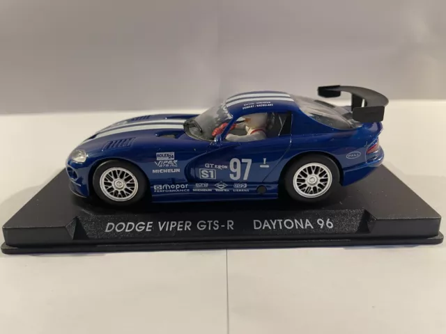 Fly A2 Dodge Viper GTS-R Azul Daytona 1996 Slot Car. Blue. No. 97