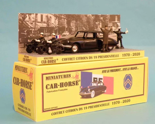 Car-Horse Citroen Ds présidentielle Charles De Gaulle  style Dinky JRD CIJ