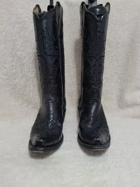 Circle G Women's Cross Embroidered Western Boot - Snip Toe - L5060 SZ 7.5 M