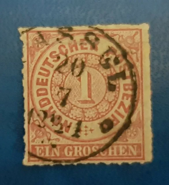 Stamp North German Norddeutscher Postbezirk 1 Groschen 1868 NDP Mi.Nr. 4 (17694)