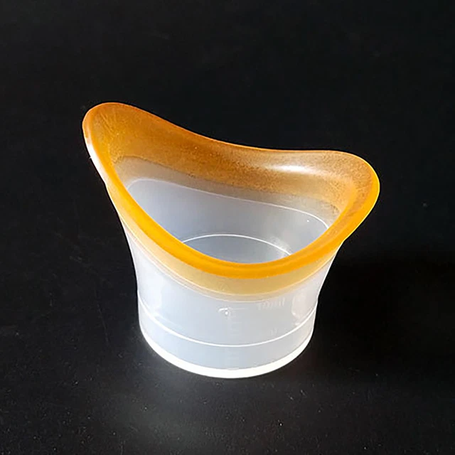 Tazza lavaggio occhi 10 ml riutilizzabile lenitiva occhi stanchi silicone tazza lavaggio occhi medico con