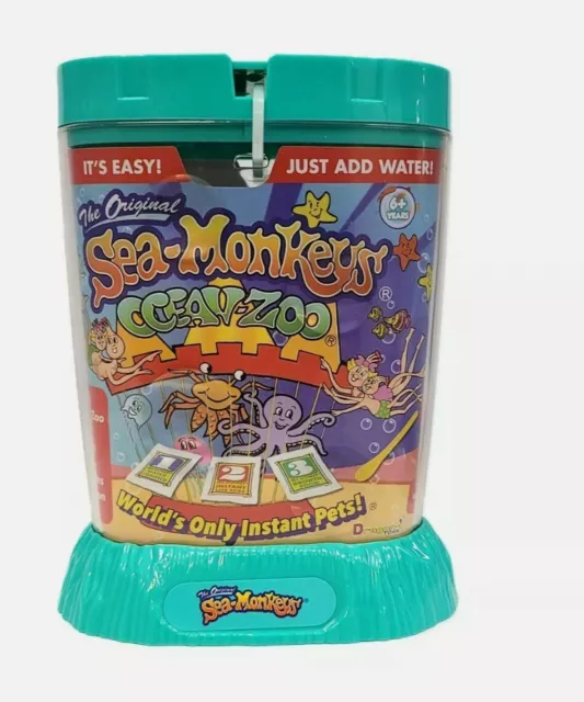 The Original "SEA MONKEYS - Neon OCEAN ZOO KIT" Sea Zoo Set From USA Brand New