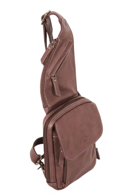 KATANA Sac à bandoulière holster homme en cuir réf 81216 (3 coul.disp.)