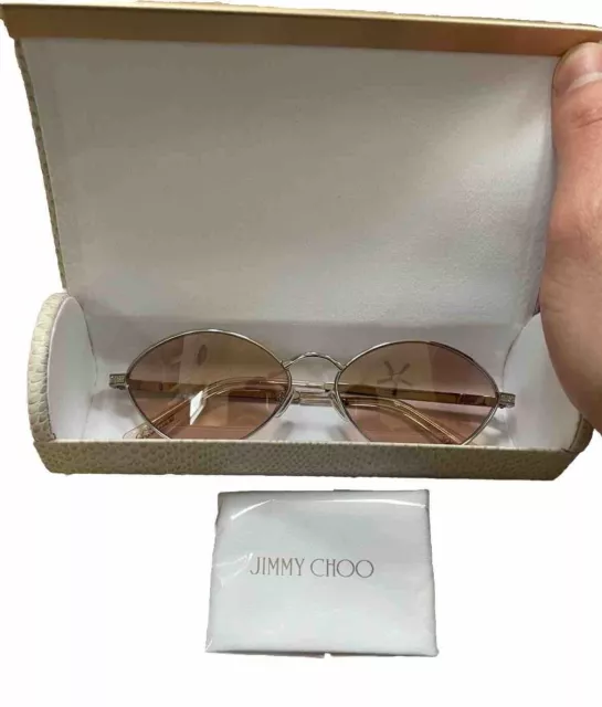 JIMMY CHOO SONNY/N/S Women’s Designer Fashion Sunglasses w/ Case, Cleaning Cloth