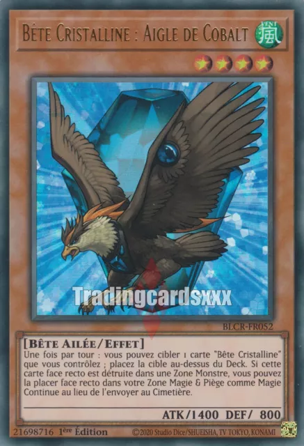 Yu-Gi-Oh! Bête Cristalline : Aigle de Cobalt : UR BLCR-FR052