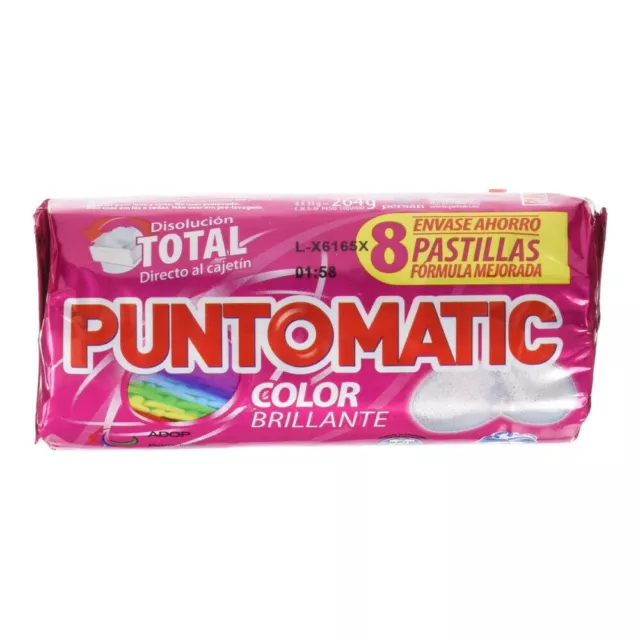 Detergente Puntomatic Color (8 uds)