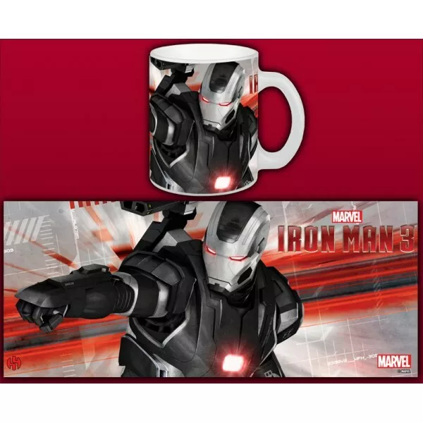 Iron Man 3 War Machine Marvel Taza - Taza en Cerámica Semic