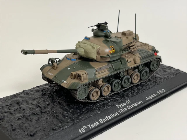TYPE 61 10TH Tank Battalion 10th Division Japan 1993 1:72 Scale £14.99 ...