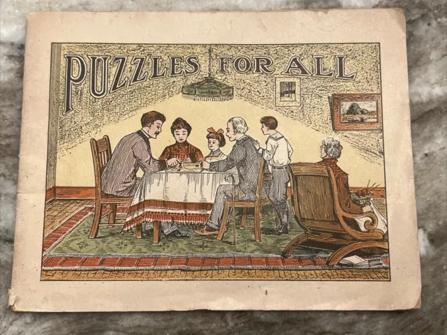 DR. MILES NERVINE VINTAGE PUZZLES BOOKLET, RK Kincaid , DRUGGIST, Allentown, PA.