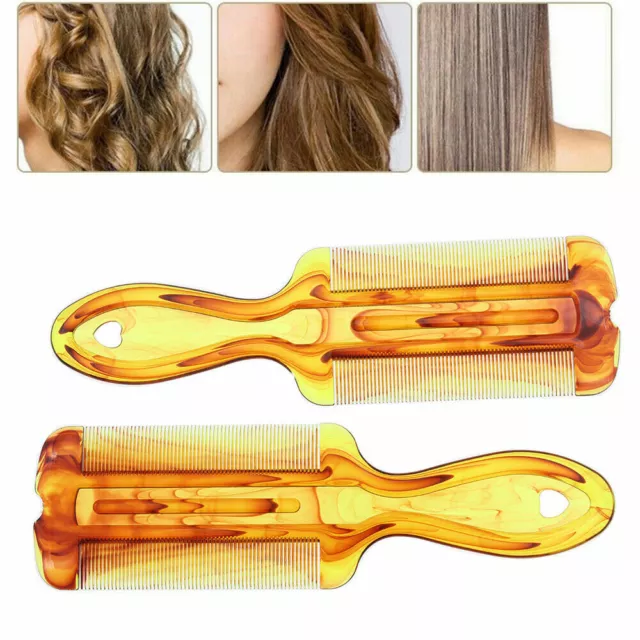 2 Pcs BEST VALUE- HEAD LICE AND NIT COMB--PEINE LENDRERA PARA PIOJOS Y LIENDRES 3