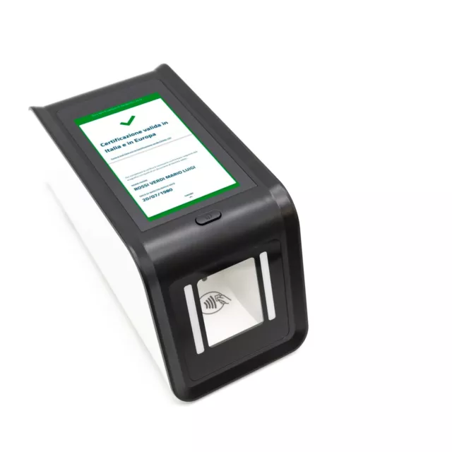 Lector Automático Fijo Verde Pass Autenticazione Control Entradas Escáner