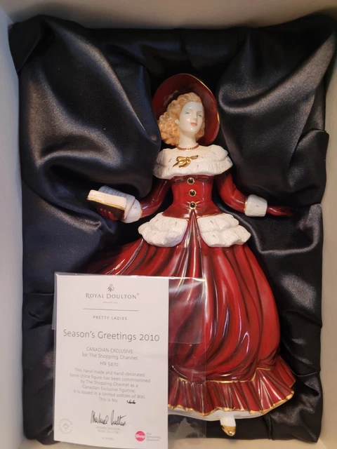 Vntage Royal Doulton Pretty Lades Seres a Tender Moment Fgurne