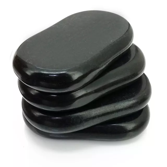 4Pc Massage Basalt Hot Stone Set - (Hot Rocks) Massage Stones - Heat Therapy A