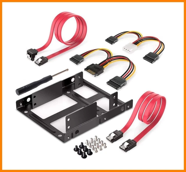 Dpofirs Support De Disque Dur 2,5" Pour Disque Dur Support De Disque Dur, Support De Disque Dur, Kit De Support D'adaptateur De Montage De Disque Dur