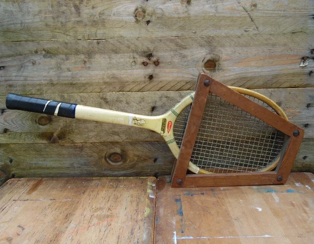 Cambridge raquette de tennis vintage 13,5 Avec Sa Presse Ancienne