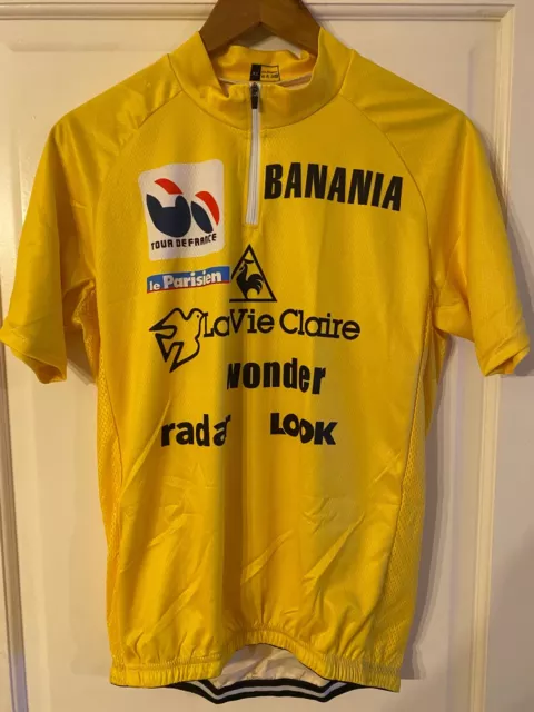 Maillot Cycling 1986 La Vie Claire Wonder Radar Lemond Tour de France Replic XL