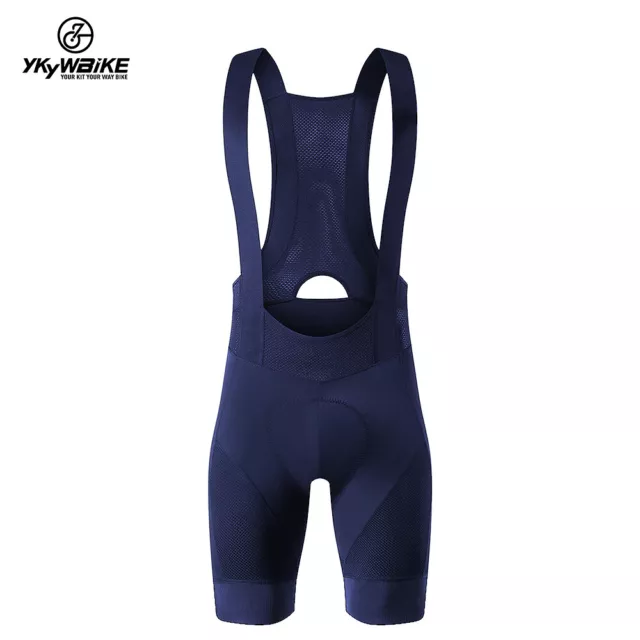 YKYWBIKE Cycling Bib Shorts Men Outdoor Bike Cycling Padded Tights Bicycle Bibs