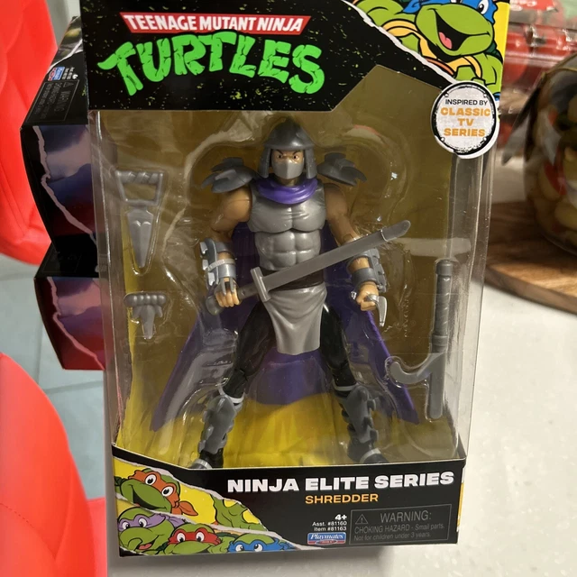 TMNT Elite Series Shredder Teenage Mutant Ninja Turtles Playmates Figure New!