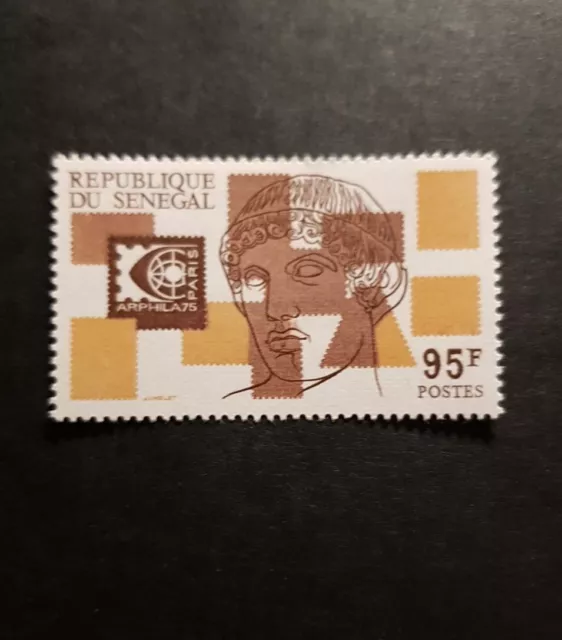 Briefmarke Afrika Senegal Ausstellung N°413 Neu Luxus MNH 1975