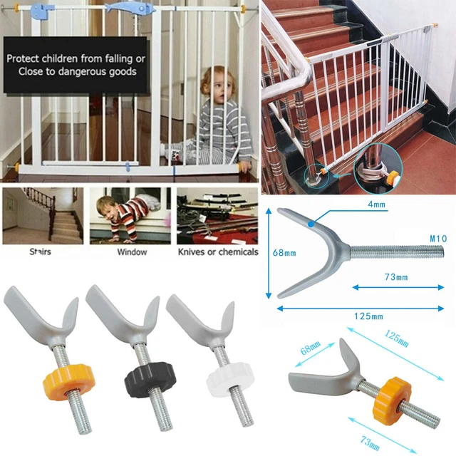 Barandilla de seguridad para mascotas puertas tornillos de cerca tuerca de perno tornillos/pernos pernos de puerta