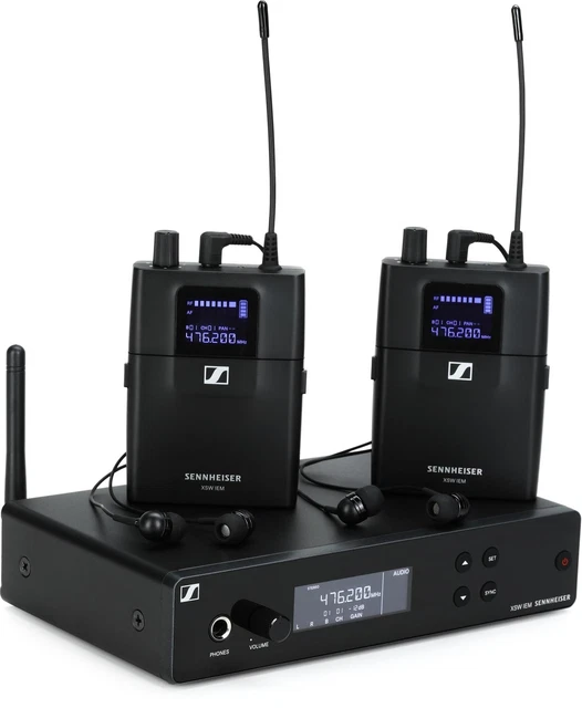 Sennheiser XSW IEM Wireless In-ear Monitor System Bundle - A Band Sennheiser XSW IEM Wireless In-ear Monitor System Bundle - A Band