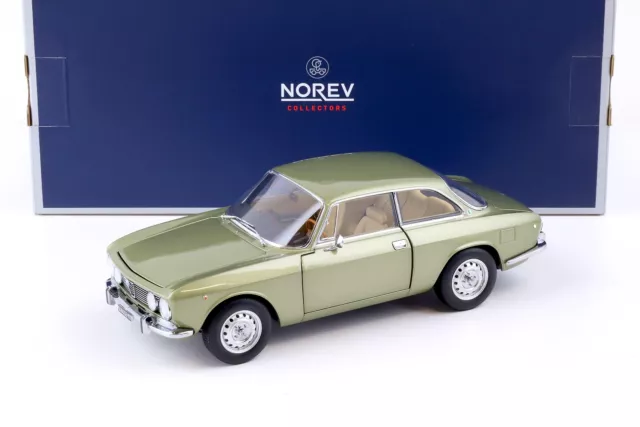 1:18 NOREV Alfa Romeo 2000 Gtv 1973 Vert Métallisé Limitée 1000 Pièces