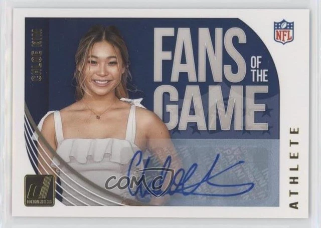 2018 Panini Donruss Fans of the Game Auto Chloe Kim #FG-CK Rookie Auto RC