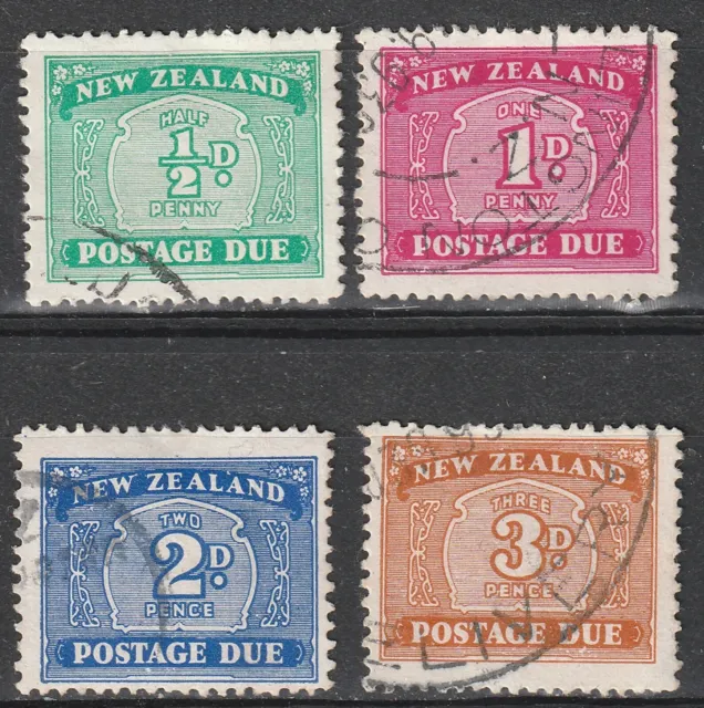 New Zealand 1939  set of 4 Postage Due used