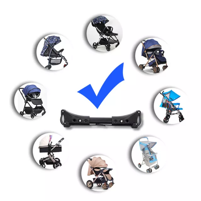 HOT 1PC Baby Pram Connector Twin Baby Pushchair Stroller Connector Adjustable AU