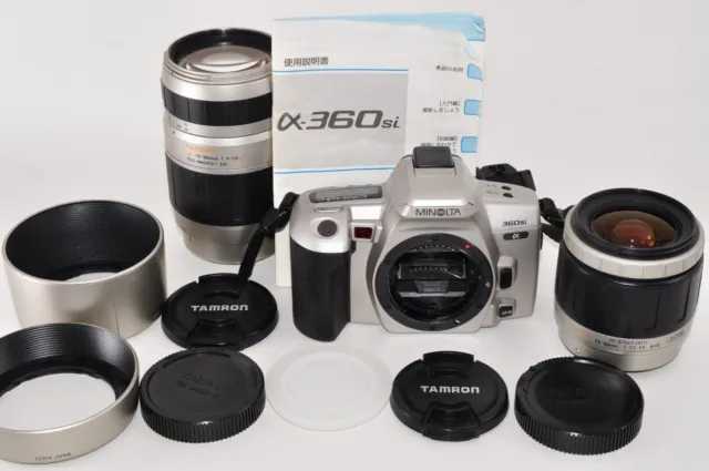 Cámara SLR de película Minolta Alpha 360si TOKINA 28-80 mm f/3.5-5.6 +...