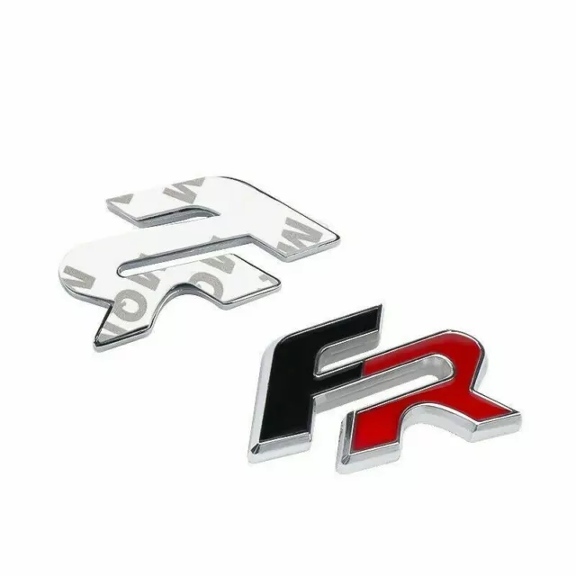 Emblema FR Trasero Negro Rojo para Coche Seat - Compatibilidad