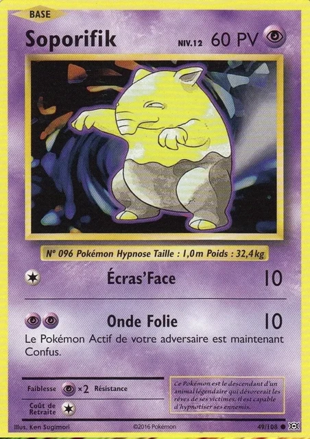 🌈Soporifik - XY12:Evolutions - 49/108 - Carte Pokemon Neuve Française