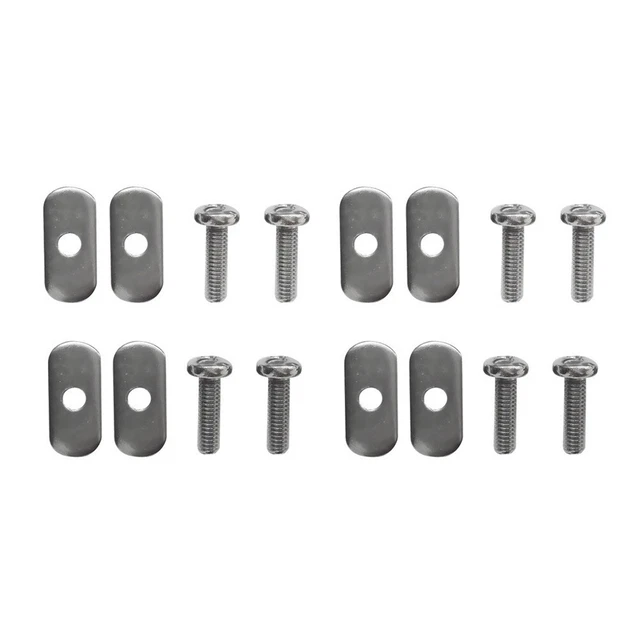 10X BOULONS D'ÉCRAN et écrous de puits caoutchouc aluminium M5x16mm 10X BOULONS D'ÉCRAN et écrous de puits caoutchouc aluminium M5x16mm