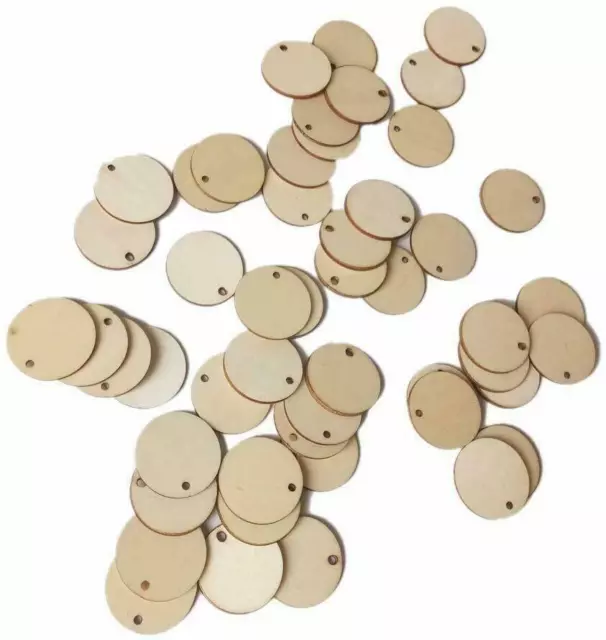 4mm Runde Holzscheibe Rund Holz Scheiben Kreis Sperrholz Basteln Ø40mm 50 Stück