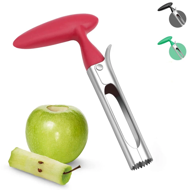 APPLE CORER REMOVER with ABS Handle, Serrated Stainless Steel Blade, 17