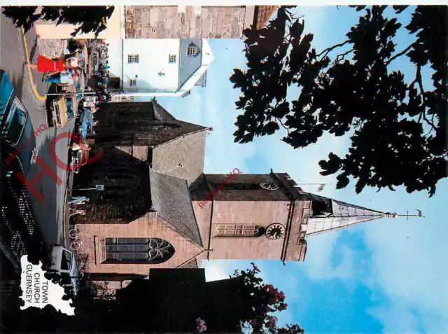 Picture Postcard__Guernsey, Town Church, St. Peter Port