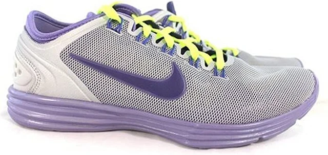 Nike Women's Lunar Hyper Workout XT Silver Purple Sz 7.5 529951 003 Training