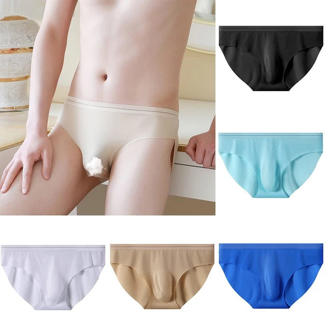Intimo Uomo Ricambi M-2XL Senza Cuciture Stretch Trasparente Ultrasottile