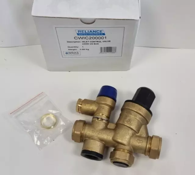 Reliance Cwic200001 Cash Acme Inlet Control Valve 22Mm 3/6 Bar