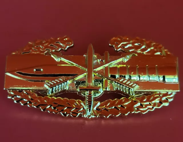 Special Forces Combat Action Badge Army CAB Military Airborne Insignia GOLD Pin Special Forces Combat Action Badge Army CAB Military Airborne Insignia GOLD Pin