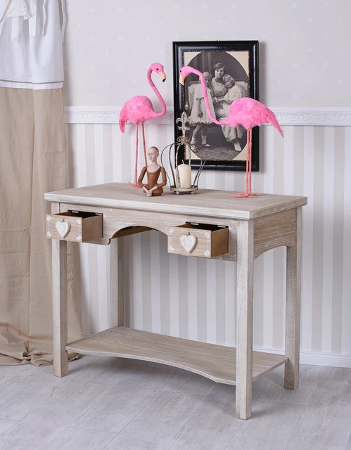 Wandtisch Landhausstil Konsole Konsolentisch Holzkonsole Vintage Tischkonsole